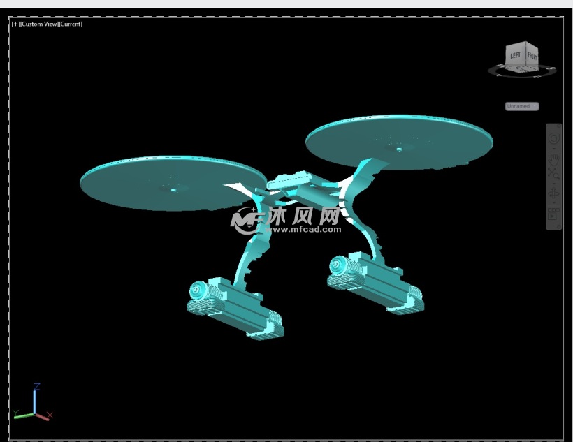 星际战斗机(概念)设计模型 - solidworks军工用