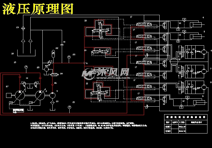 液压原理图