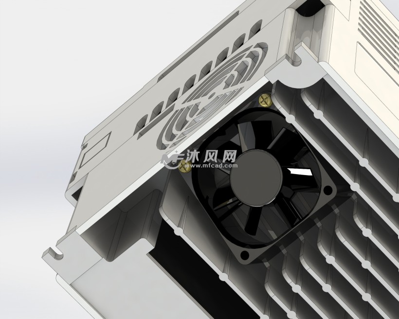 频率逆变器设计模型 - solidworks机械设备模型