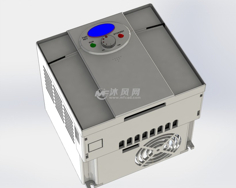 频率逆变器设计模型 - solidworks机械设备模型