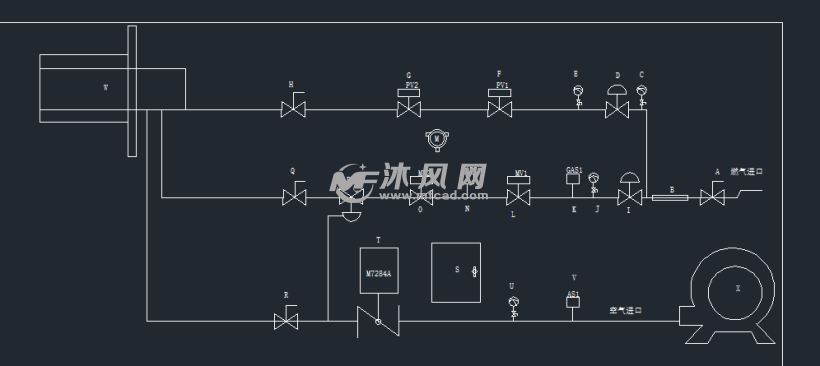 燃烧器系统,燃烧系统图