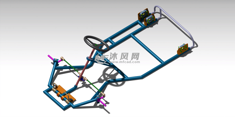 卡丁车车架设计catiav5