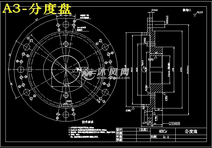 制定分度盘加工工艺,设计钻8-φ12.5 孔的钻床夹具