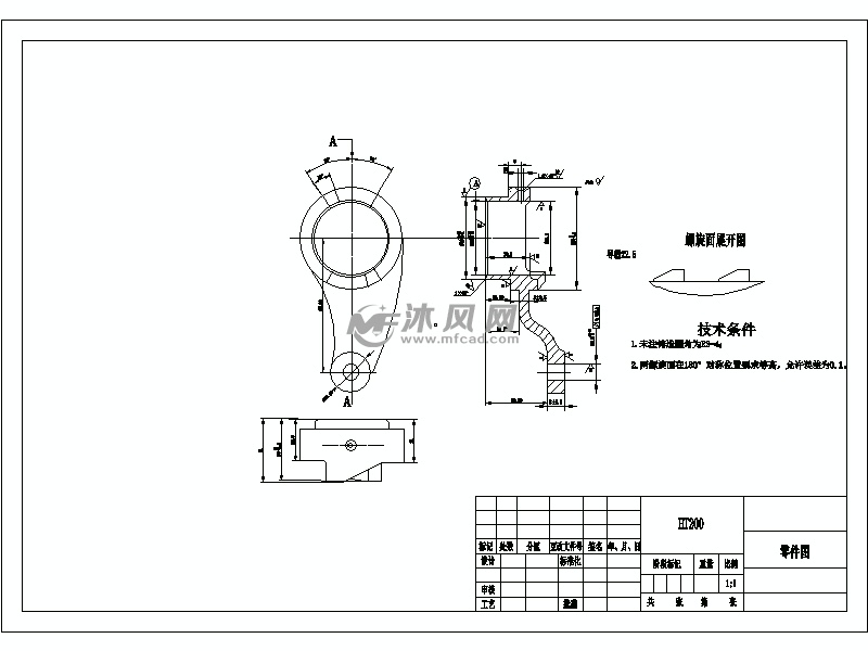 全套设计-分离爪零件机械加工工艺规程及钻6孔夹具设计