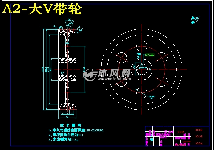 大v带轮