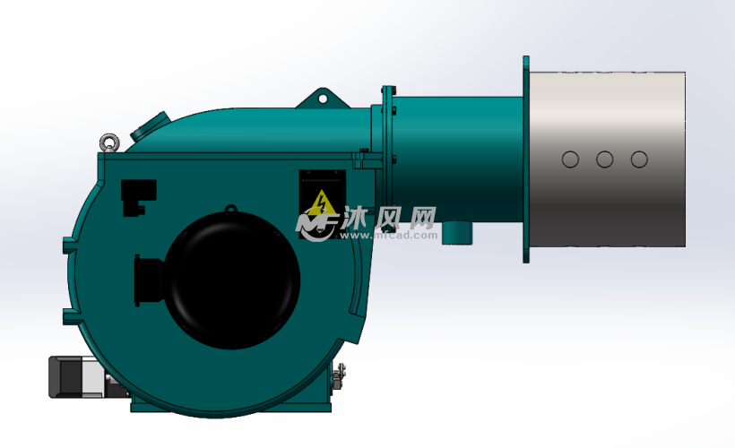 低氮燃烧器设计、燃烧器模型 - solidworks机械