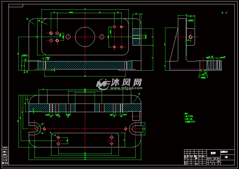 拨叉[831007] 4-镗φ55孔夹具[版本1]