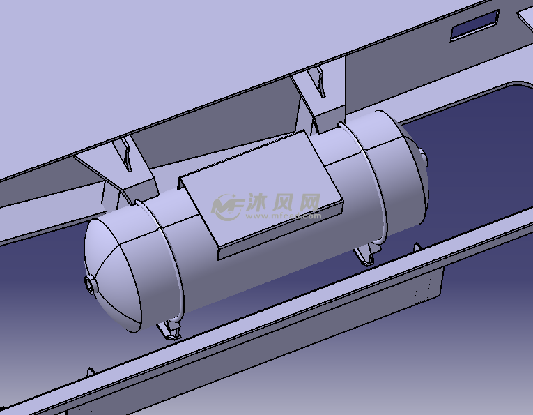 火车货运挂车 - catia交通工具模型
