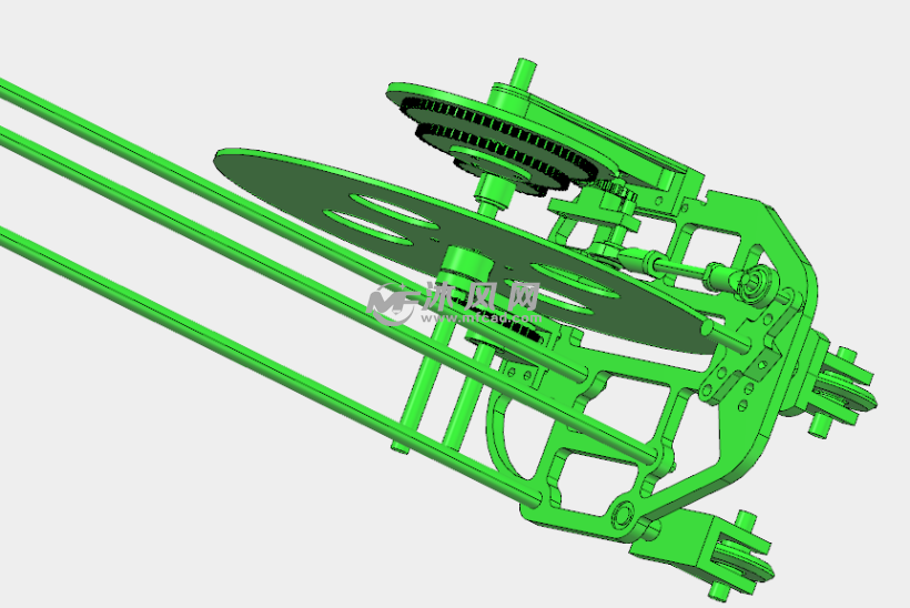 creo无碳小车3d模型