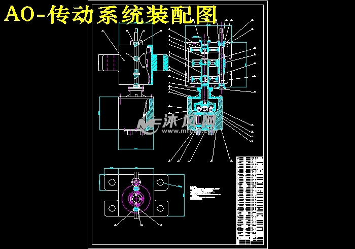 内啮合多轴钻床设计