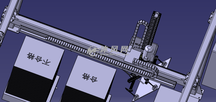 检测翻转自动化机械手 - catia机械设备