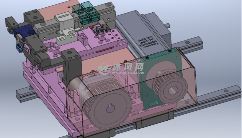 苹果手机接口凸轮插针机 - solidworks机械设备