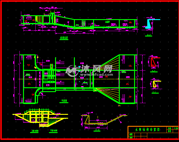 水闸结构布置图