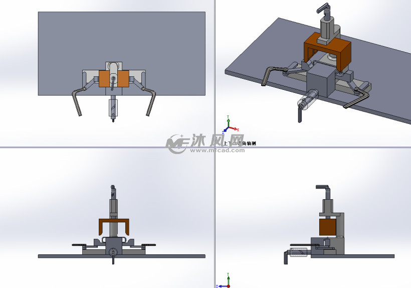 铁丝环折弯装置 - solidworks机械设备模型下载