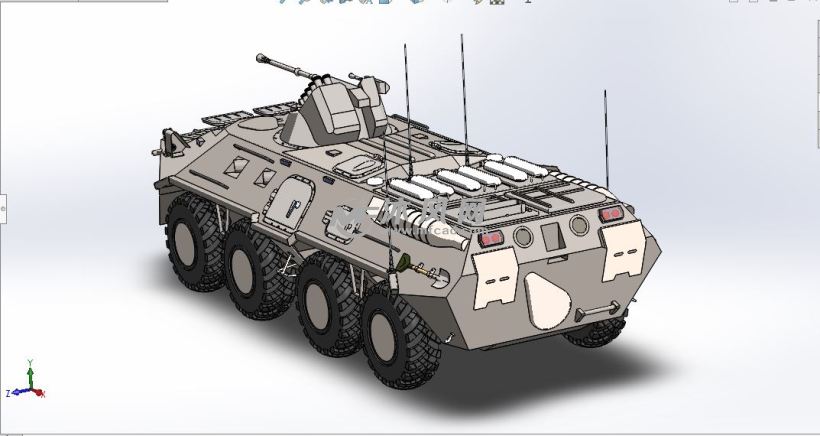 装甲车设计模型全参数