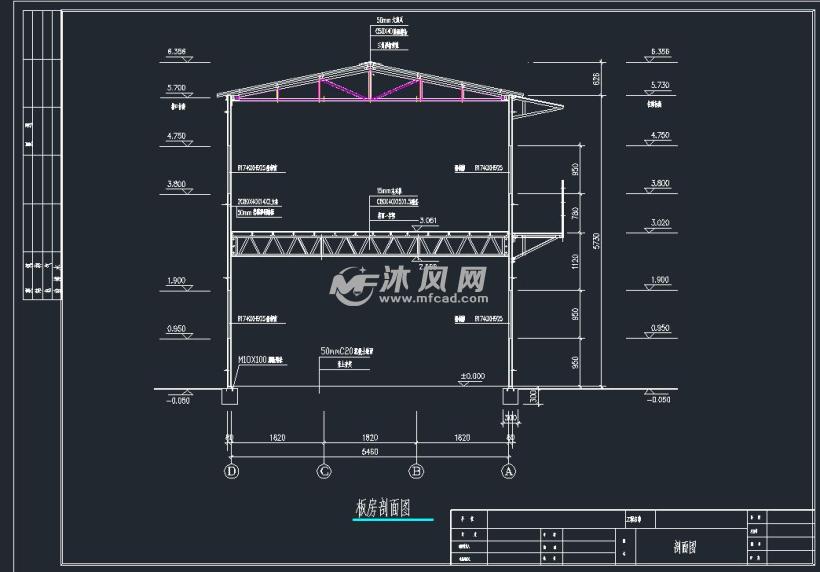 一套完整的活动板房设计图