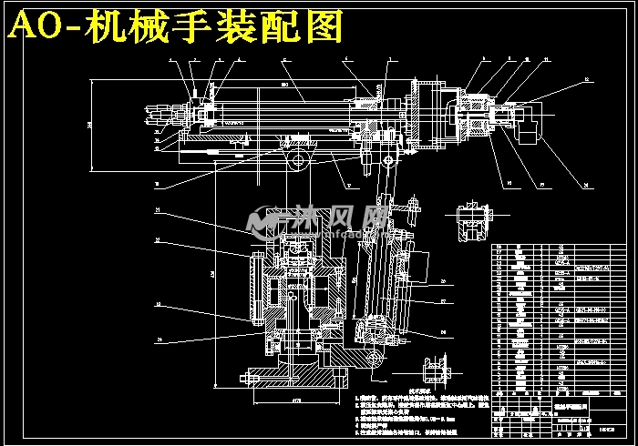 球坐标机械手设计液压驱动电气控制