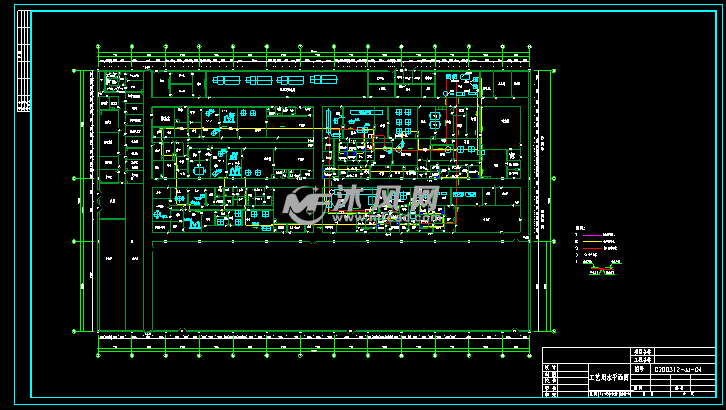 净化药厂供水及消防 - 管道相关图纸下载