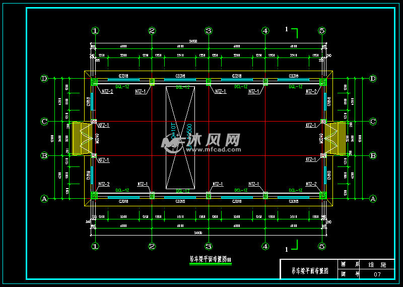 cad图纸 结构图纸 厂房专区