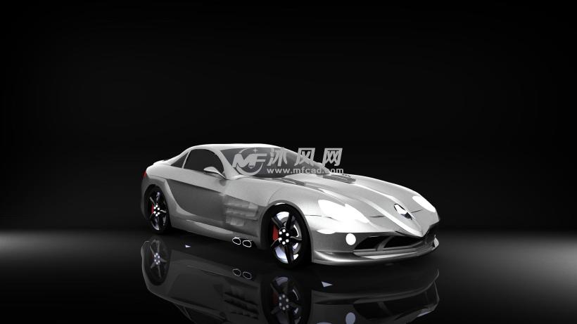 奔驰车三维模型 - UG交通工具类模型下载