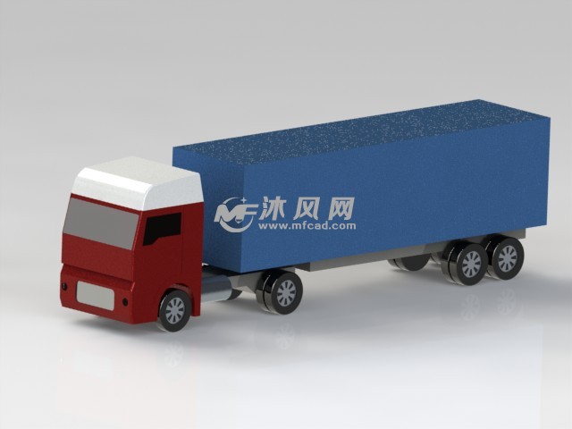简单物流货车模型