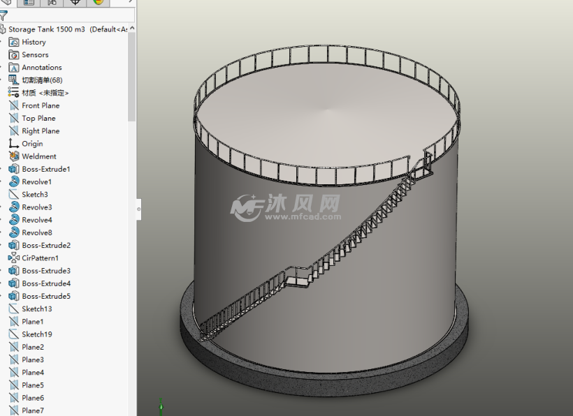 储油罐模型设计图