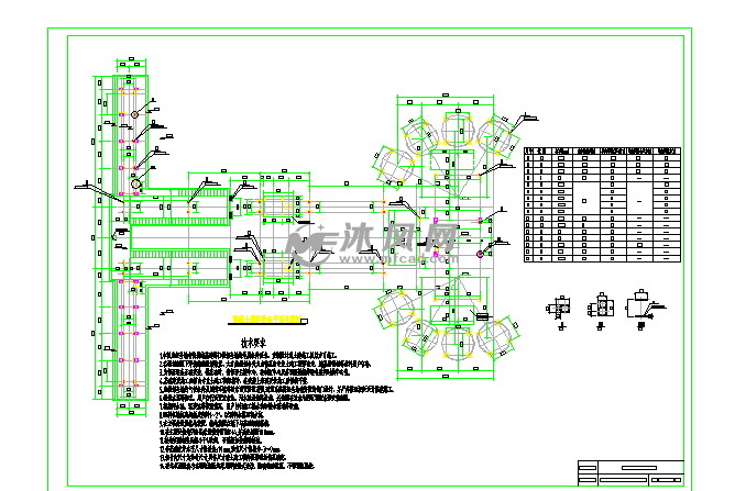 混凝土搅拌站基础施工图