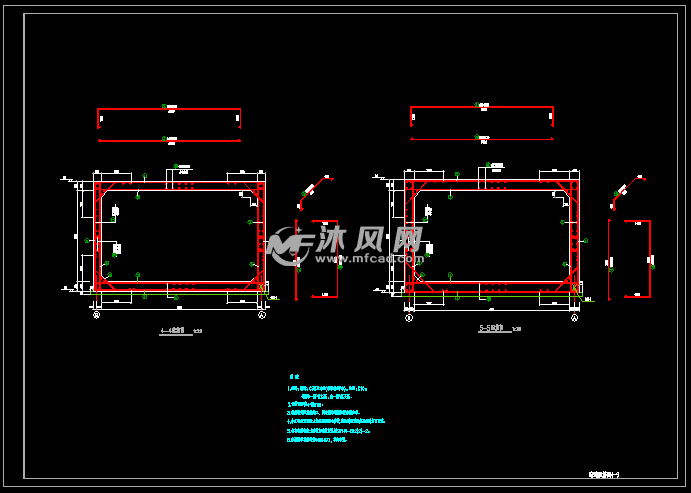 皮带输煤字体车间煤矿结构图-cad图纸乱码建cad2016打开显示走廊厂房栈桥图片