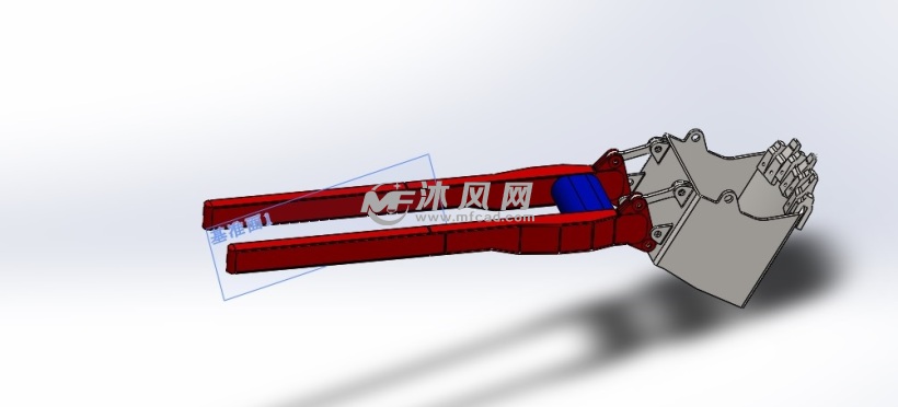 28立方矿山挖掘机总装含动画 - solidworks机械