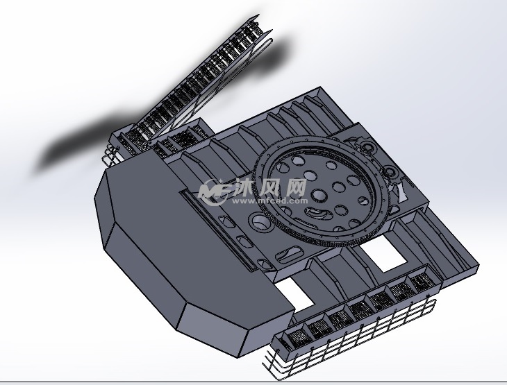 28立方矿山挖掘机总装含动画 - solidworks机械