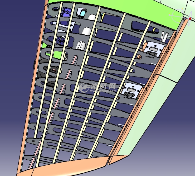 斯巴墩模型飞机数模 - catia玩具类