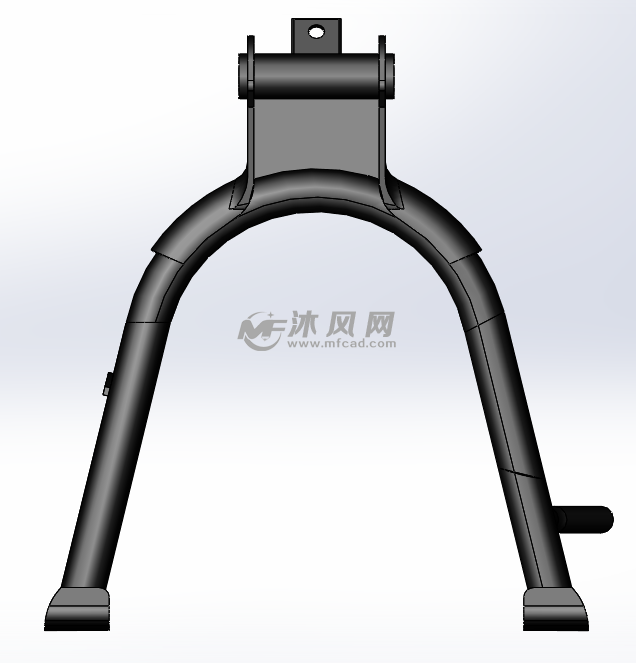 cg125摩托车主支架生产模型