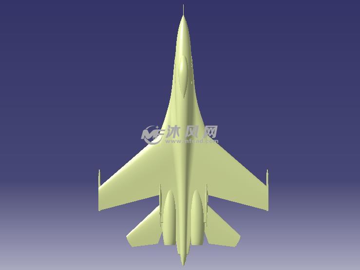 歼-11B战斗机 - catia军工用品模型