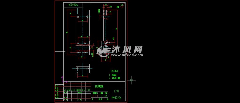 6列条袋包装机技术图纸