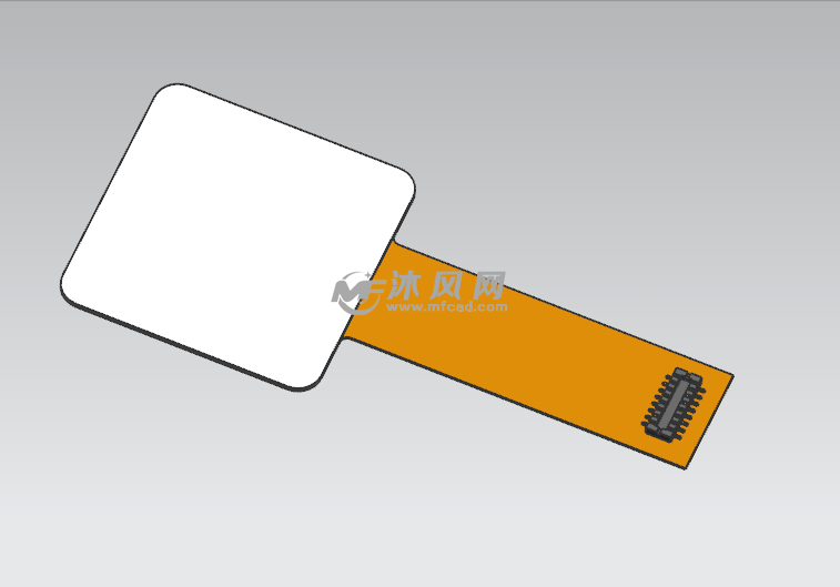 FPC指纹采集芯片1020 - UG数码产品模型下载