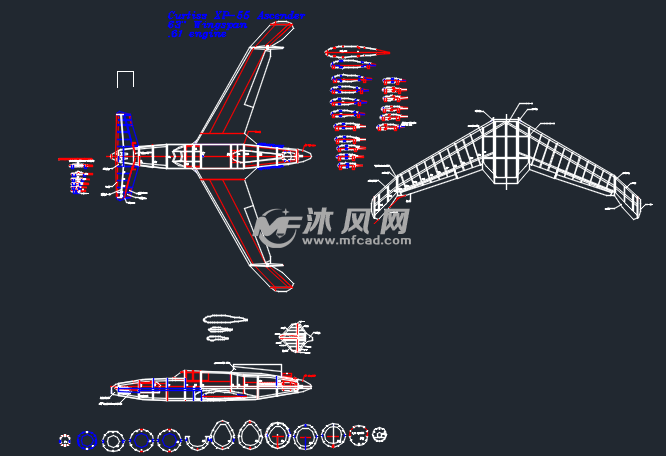 35种航模的图纸