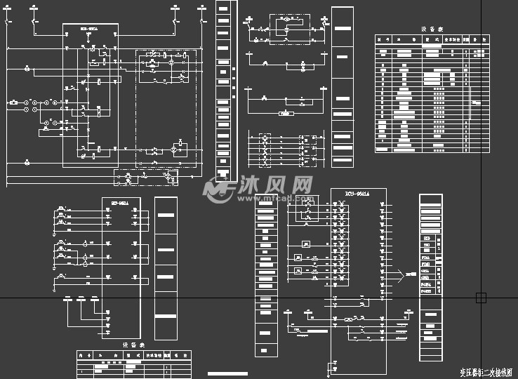 某商业配电室中央信号屏、直流控制屏、电池屏