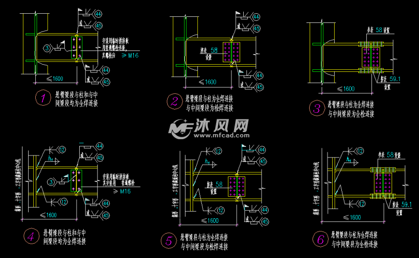 常用钢结构节点标准图