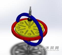 玩具陀螺设计模型图纸