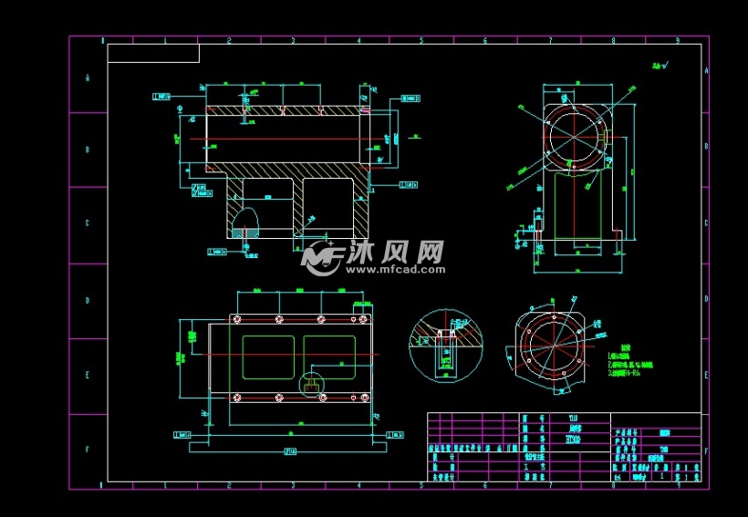 机床活顶尖座总图