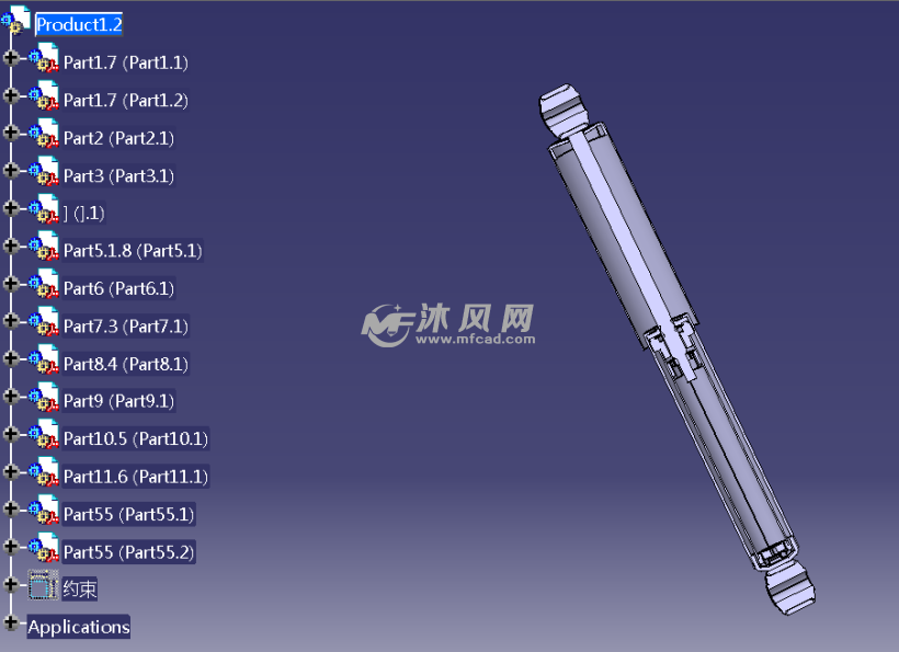双筒式减振器