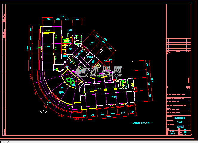 电力公司建筑施工图归档 - cad办公研发建筑图