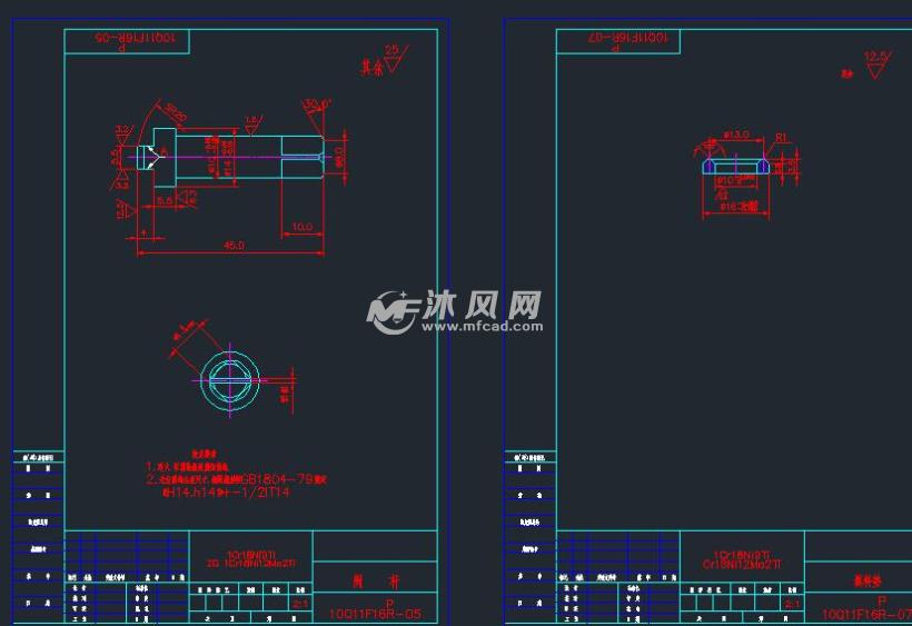 DN10零件连接球阀螺纹全套图纸菱图纸六小区建筑图片