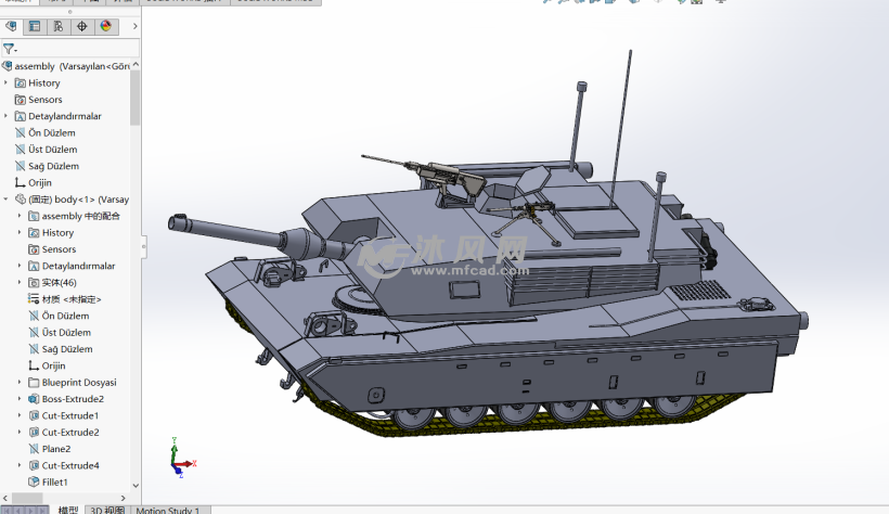 m1a1艾布拉姆斯坦克