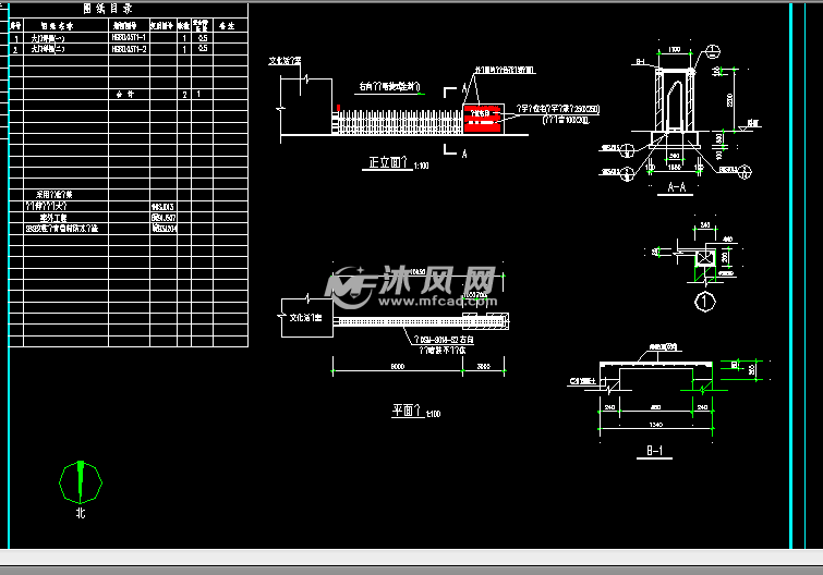 电动伸缩门自主设计图 - cad详图、图块下载,免