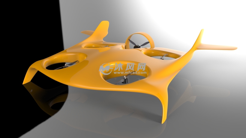 3D打印制作的无人机设计模型 - solidworks军工