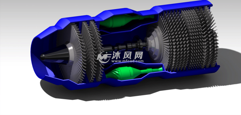 涡轮引擎设计模型