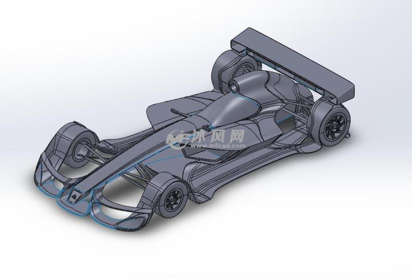 未来的f1赛车设计模型