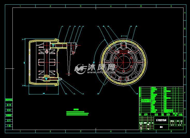 16t重型货车制动器