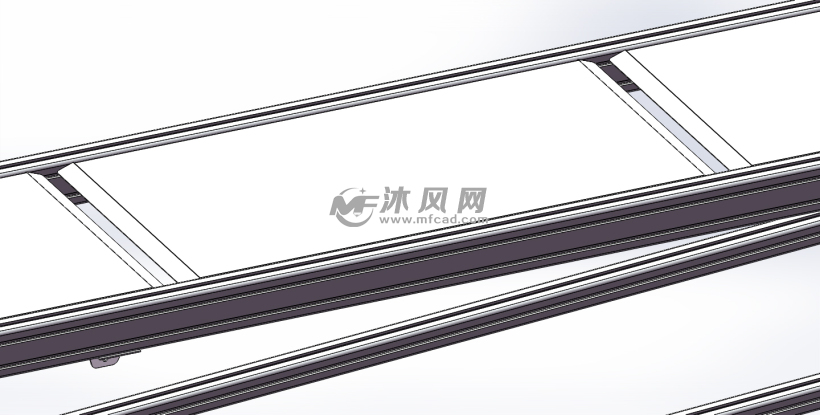 升降皮带输送机 - solidworks机械设备模型下载